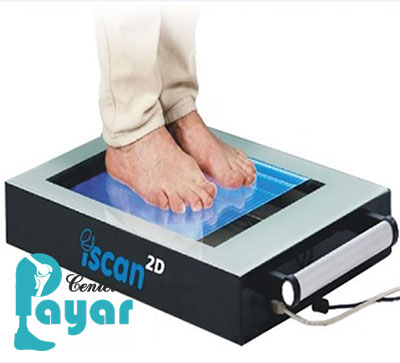 اسکن کف برای ساخت کفش طبی و ساخت کفی طبی