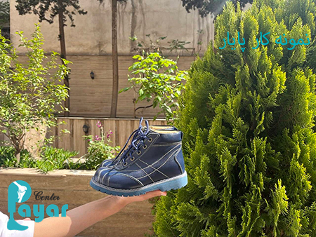ساخت کفش طبی نیم بوت بچه گانه با بهترین متریال در پایار