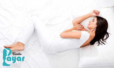 نحوه خوابیدن تنگی کانال نخاعی